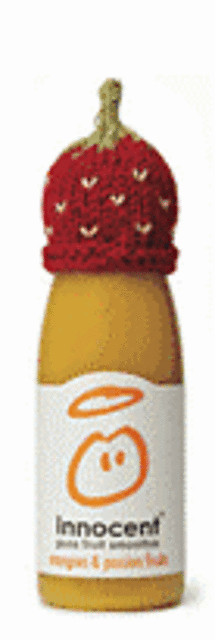 innocent big knit Stawberry Hat