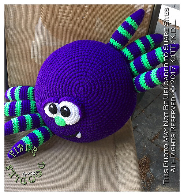Silly Spider Pillow