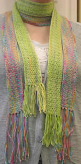 Skinny Summer Scarf - Crochet Version