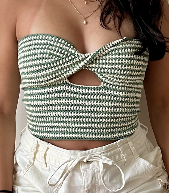 Ravelry: Twist Front Tube Top pattern by Kate Vasquez