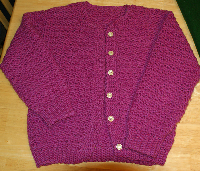 Back to Basics Crocheted Drop Shoulder Sweater
