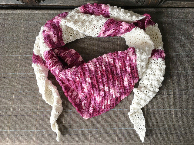 Mellow Mallow Triangular Scarf