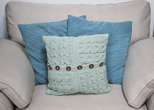 Patchwork Braid Cushion