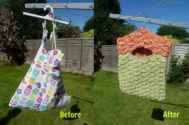 Double Cotton Peg Bag