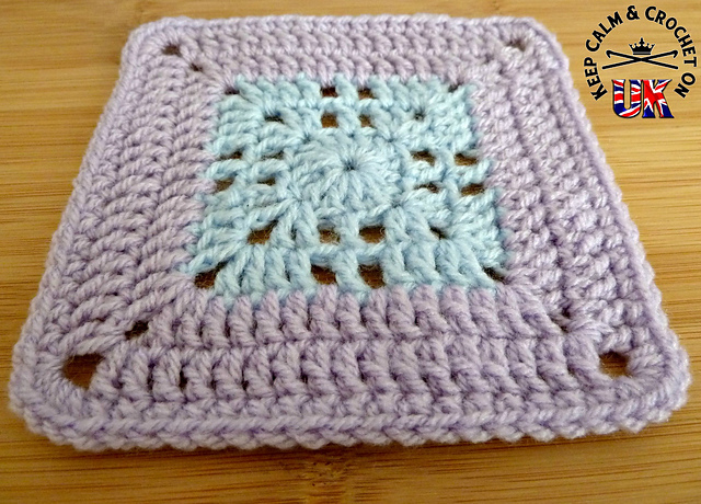 Mini Filet Cross Afghan Square