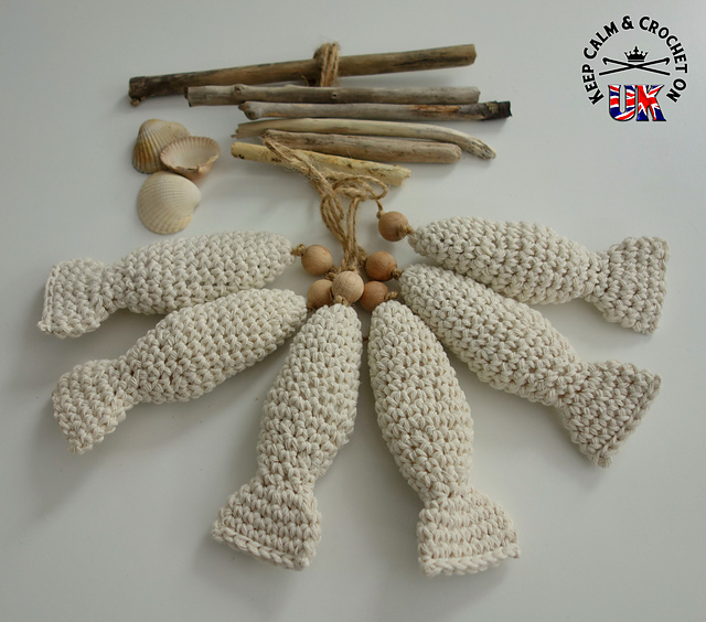 Cottage Chic Amigurumi Fish