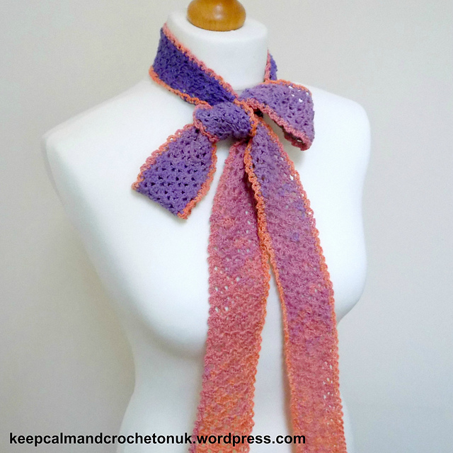 Tahiti Sunset Skinny Scarf