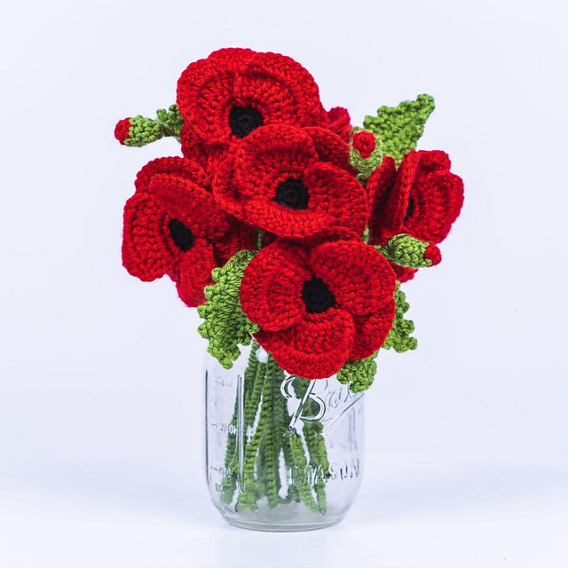 Deramores Bouquet Of Poppies