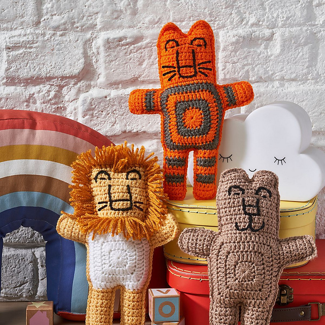 Ravelry Jungle Block Buddies pattern by Heather C Gibbs (KCACO.UK)