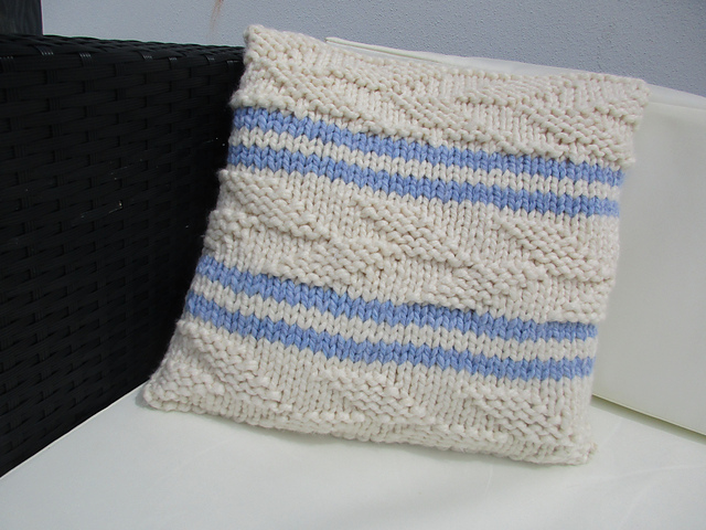 Texture and Stripes Cushion Cover