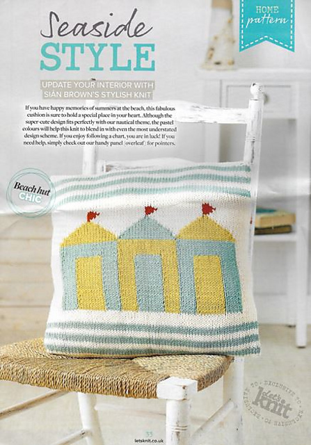 Beach Huts Cushion Cover