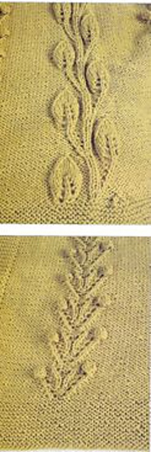 Leaf and Bobble Tree Blanket