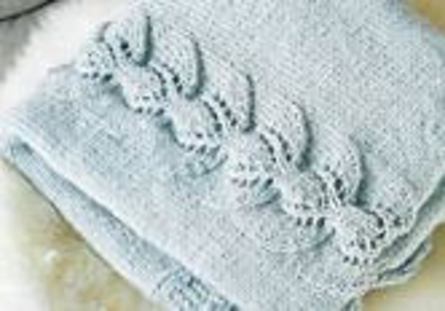 Chunky Leaf Throw