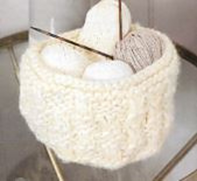 Textured Slip Stitch Container