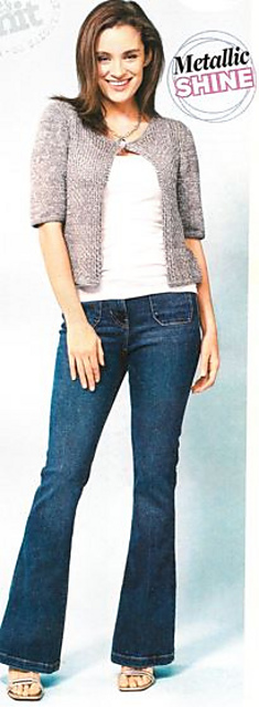Rose motif cardigan