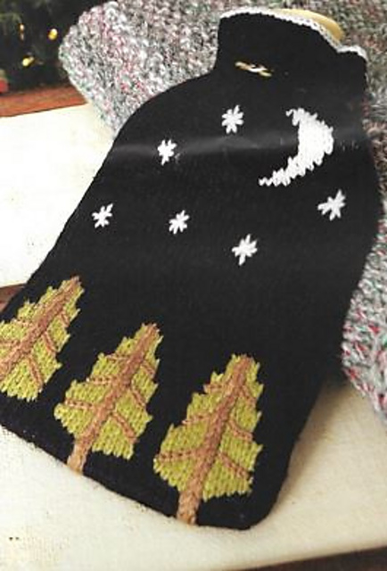 Winter Scenes Hot Water Bottle Cover