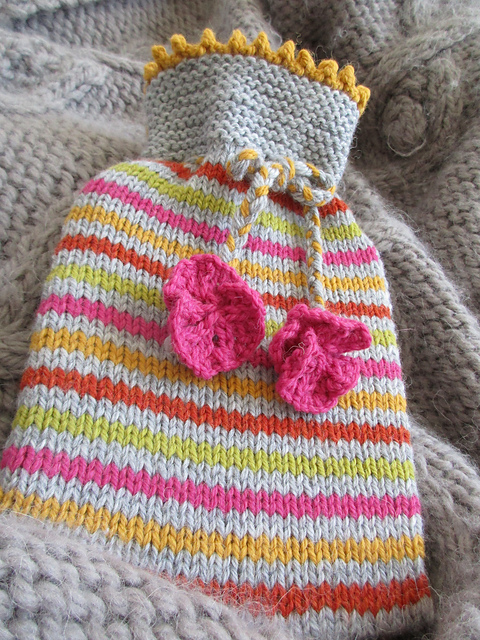 Stripes Hot Water Bottle Cover