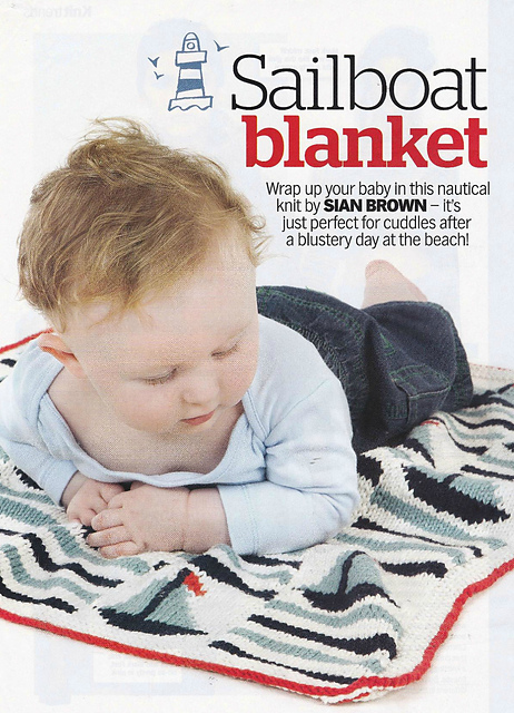 Sailboat Cot Blanket
