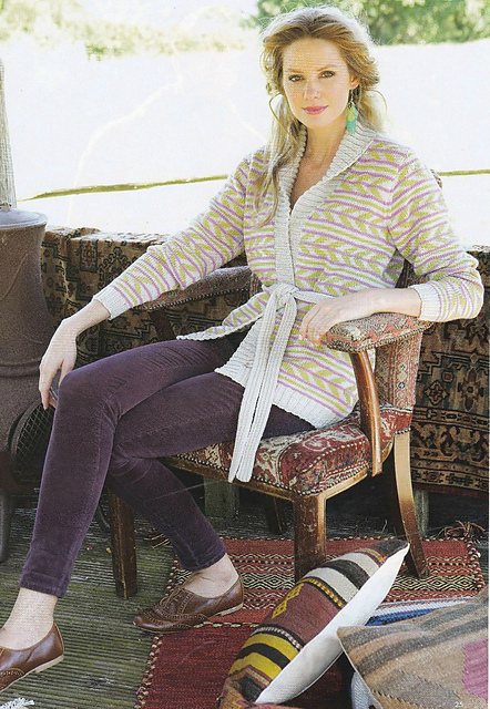 Chevron Belted Jacket
