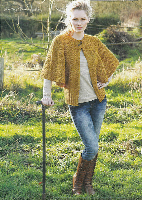 Ravelry: Cape Cardigan pattern by Sian Brown Knitwear Design