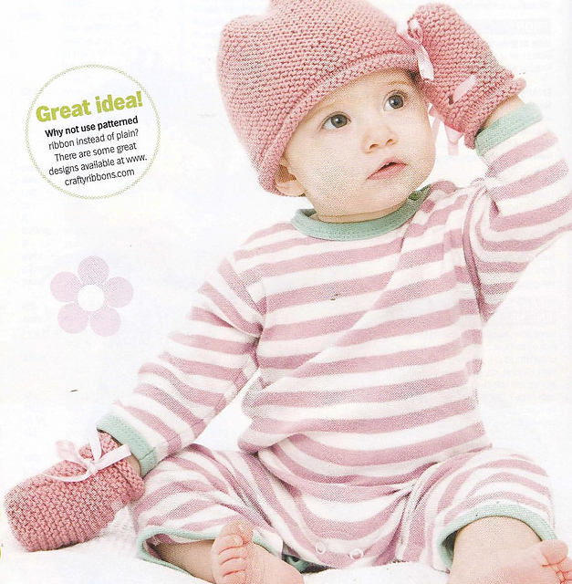 Garter Stitch Hat and Mittens