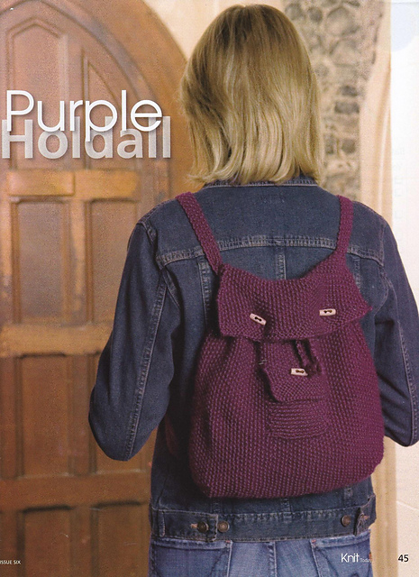 Moss Stitch Backpack