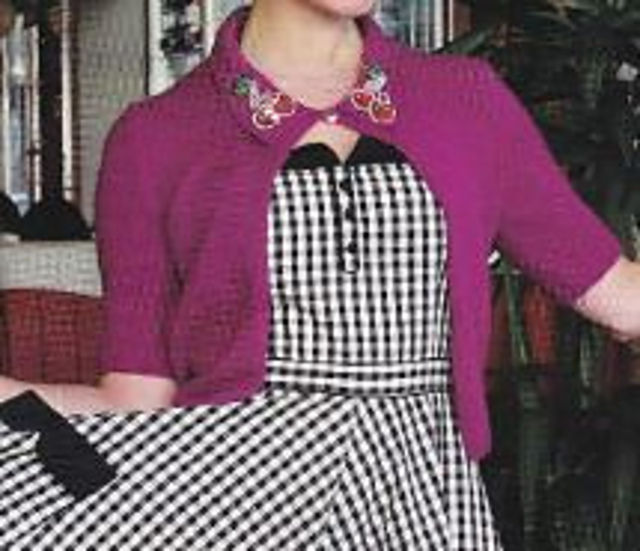 Cherry Motif Cardigan