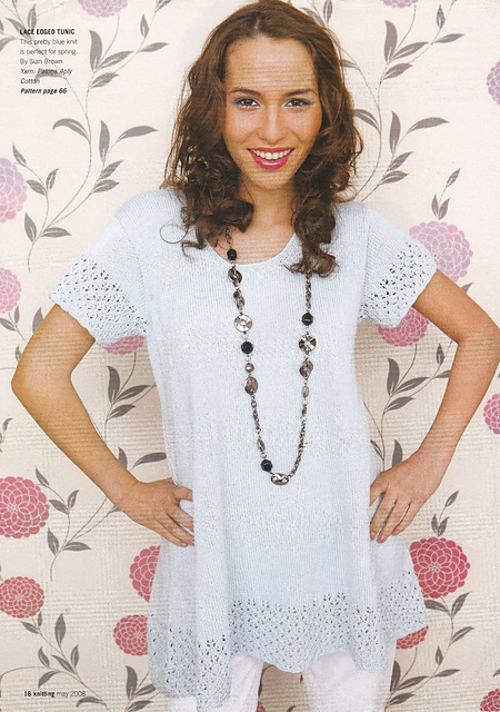 Tunic with Lace edge
