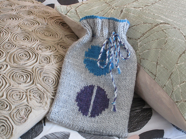 Split Circles Hot Water Bottle Cover
