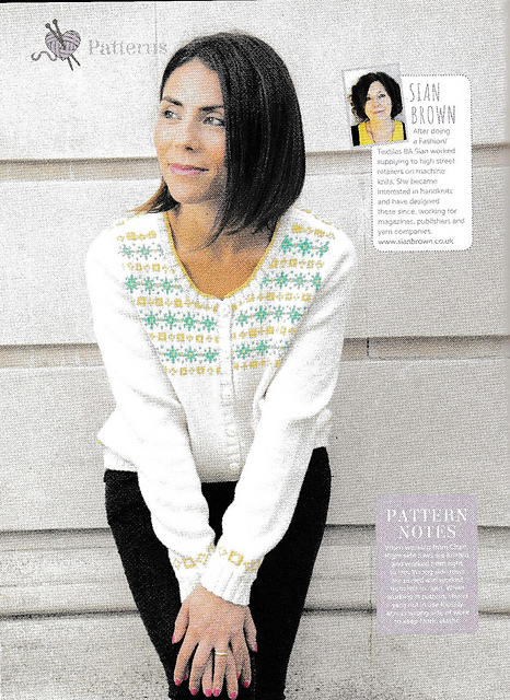Fairisle Yoke Cardigan