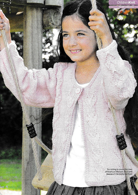 Cable Hearts Cardigan