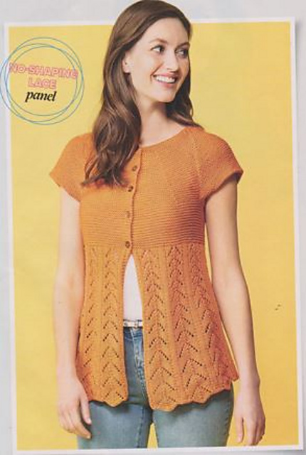Lace Panel Cardigan