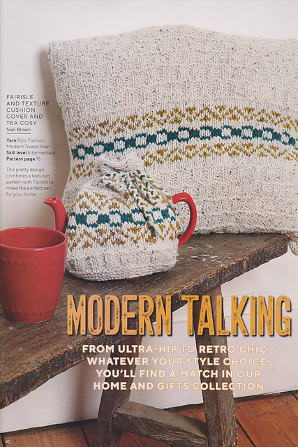 Fair Isle and Texture Cushion Cover