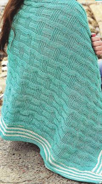 Undulating Rib Throw