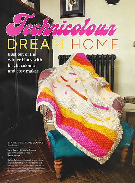 Texture and Stripes Blanket