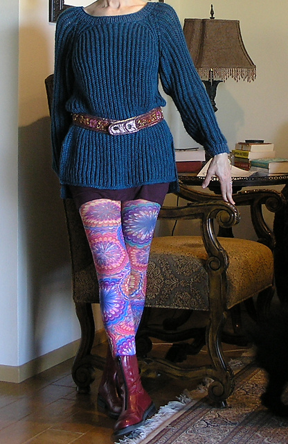 #10 Sheer Stripe Raglan Pullover