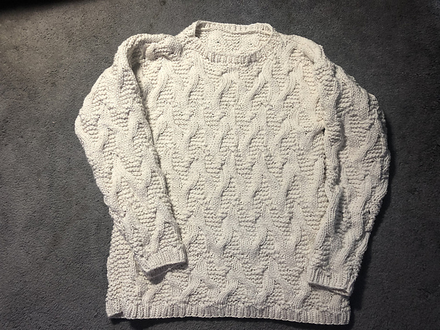 #13 Dancing Flame Cable Pullover