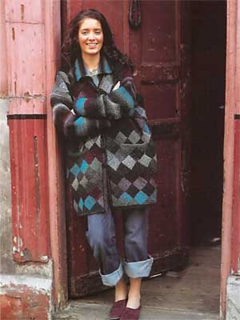 Garter Stitch Entrelac Jacket
