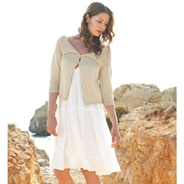Collared Cardigan / Cropped Cardigan