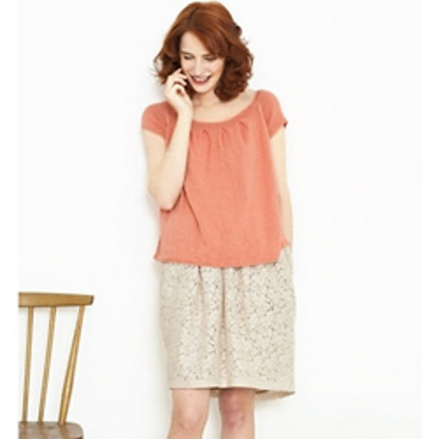 Yoke Pleat Top