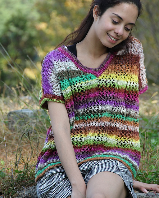 YS-588 Hanami Ladies' V-Neck Sleeveless Sweater