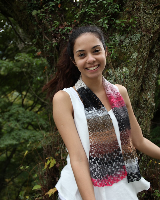 Hanami K314 Crochet Scarf