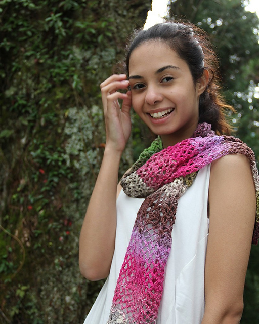 NK-315 Crochet Scarf