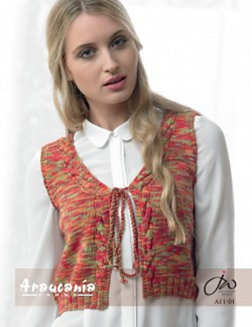 Waistcoat with Cable Detail