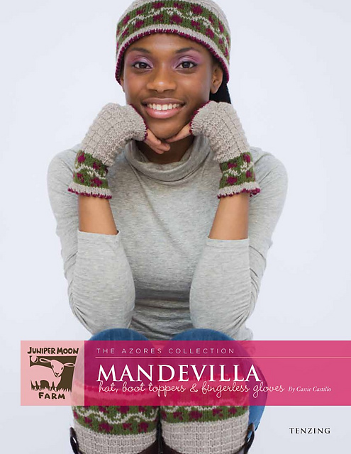 Mandevilla Fingerless Gloves