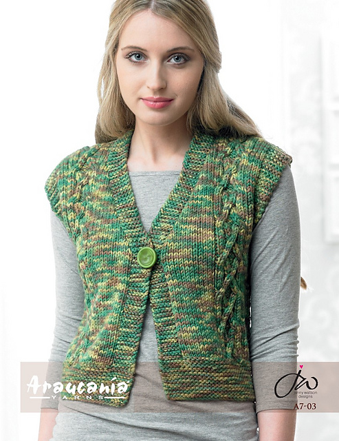 Cabled Waistcoat