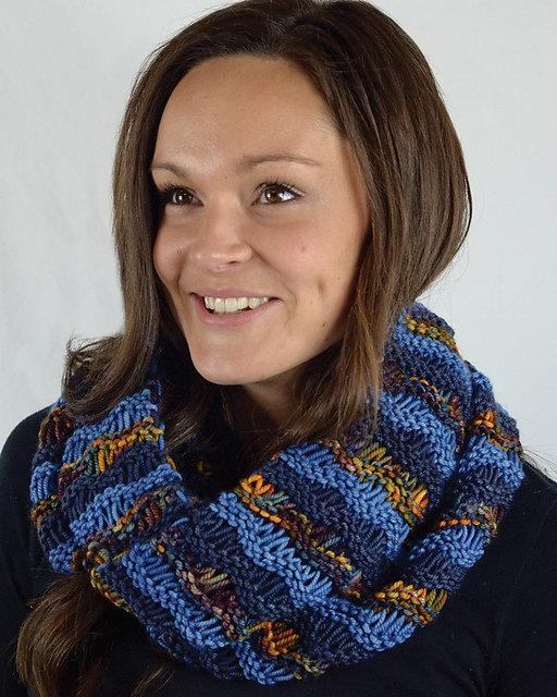 Wave Stitch Infinity Scarf