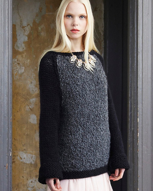 Contrast Sleeve Sweater