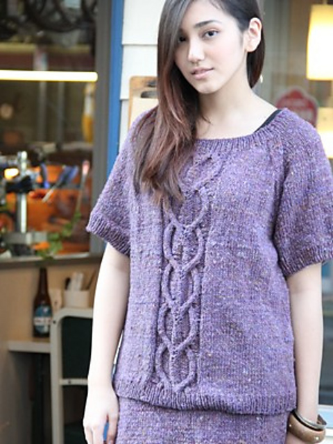 YS-613 Cabled Sweater