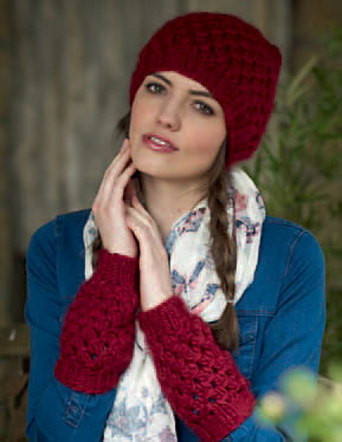 Yaya Hat and Wrist Warmers